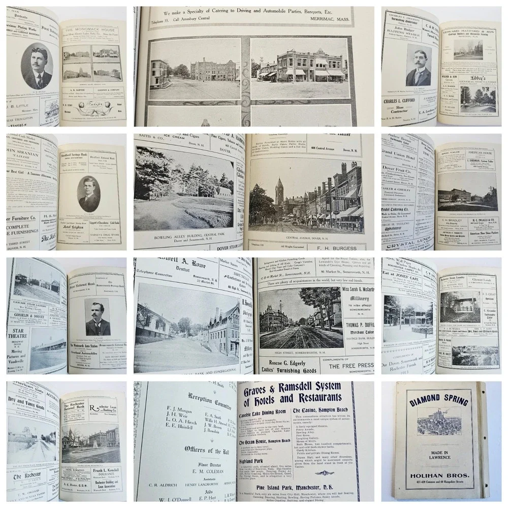 1913 Canobie Lake Park Trolley Souvenir Journal Mass Northeastern Street Railway